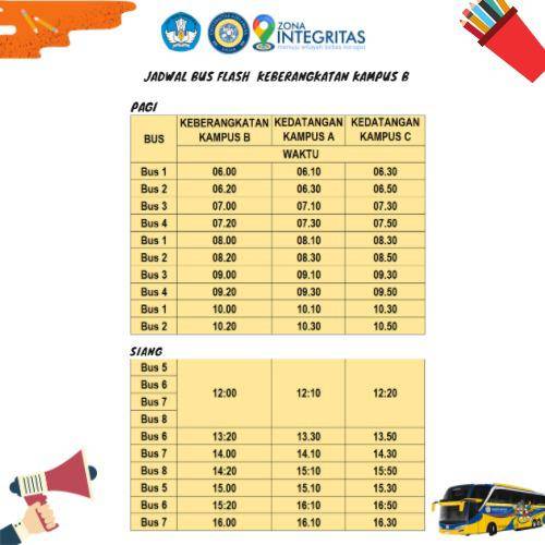 Jadwal Bus Flash