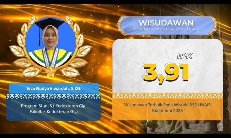 Erza Nudya - Wisudawan Terbaik