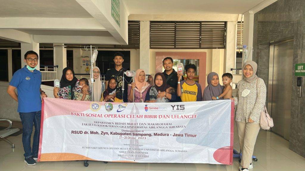 FKG Sasar Kabupaten Sampang Lakukan Operasi Bibir Sumbing Gratis